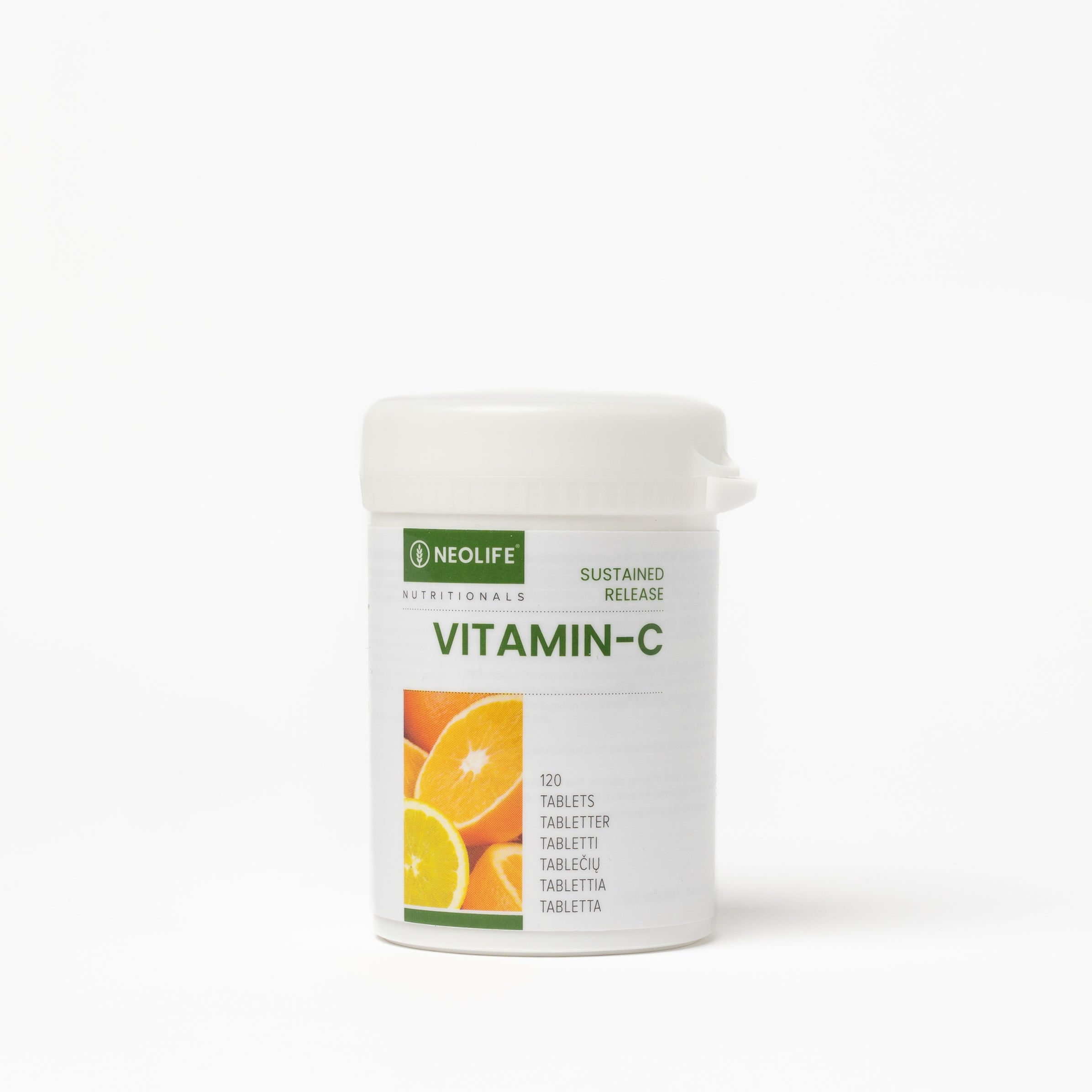 „Sustained Release Vitamin C“, vitamino C maisto papildas (120 tablečių)