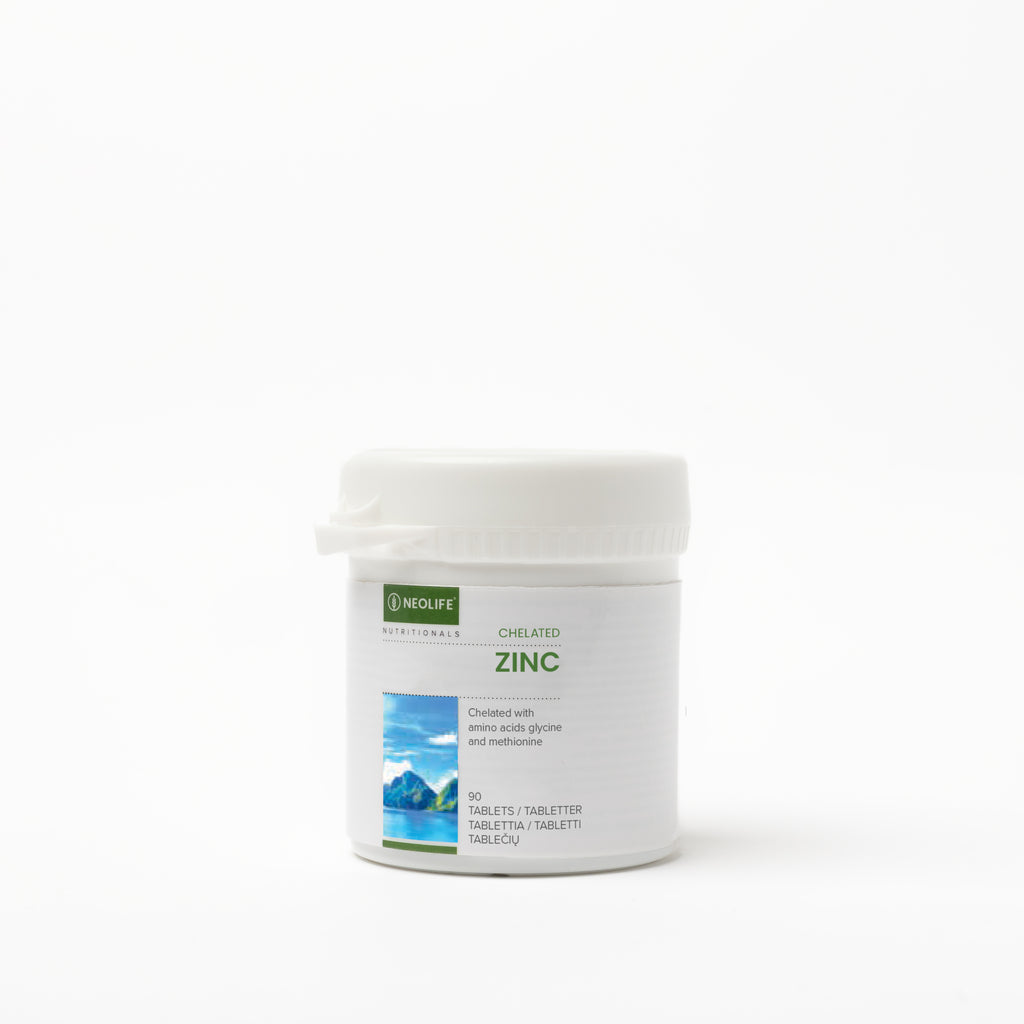 "Chelated Zinc" maisto papildas su cinku (90 tablečių)