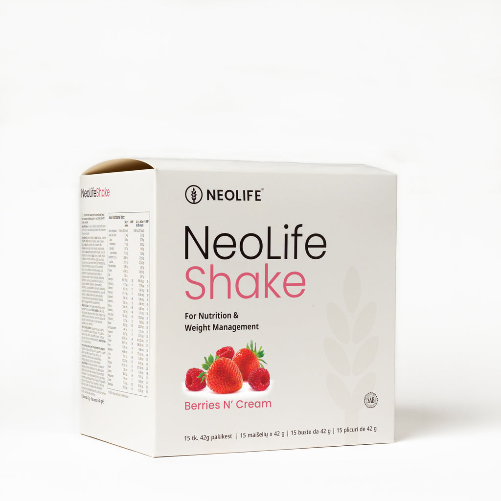 "NeoLifeShake" baltyminis kokteilis braškių skonio (15 pakelių)