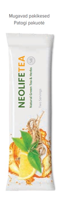 „NeoLifeTea“, žolelių arbatos mišinys su kofeinu (30 porcijų)