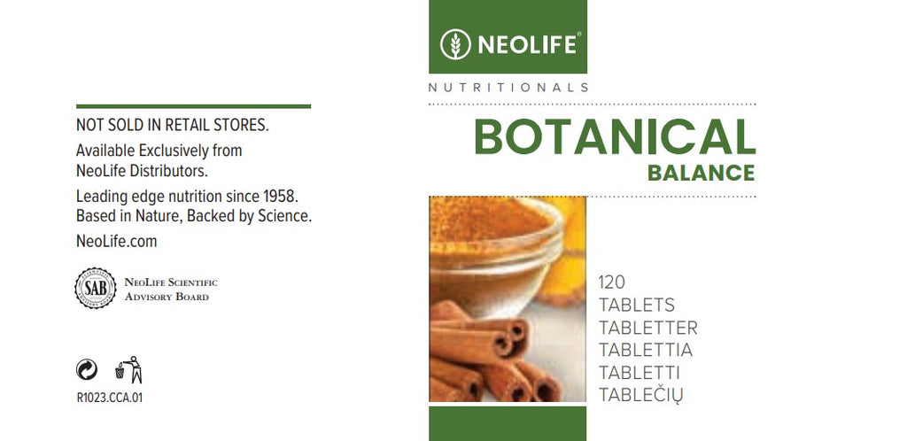 Botanical Balance maisto papildas (120 tablečių)