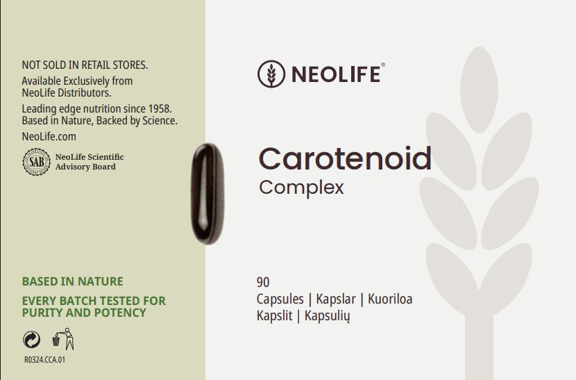 „Carotenoid Complex“, karotenoidų maisto papildas (90 kapsulių)