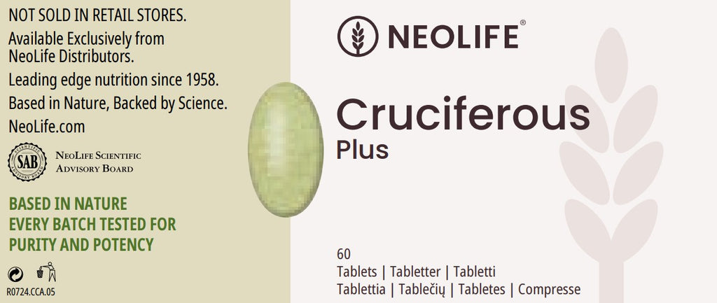 "Cruciferous Plus" kryžmažiedžių daržovių maisto papildas (60 tablečių)