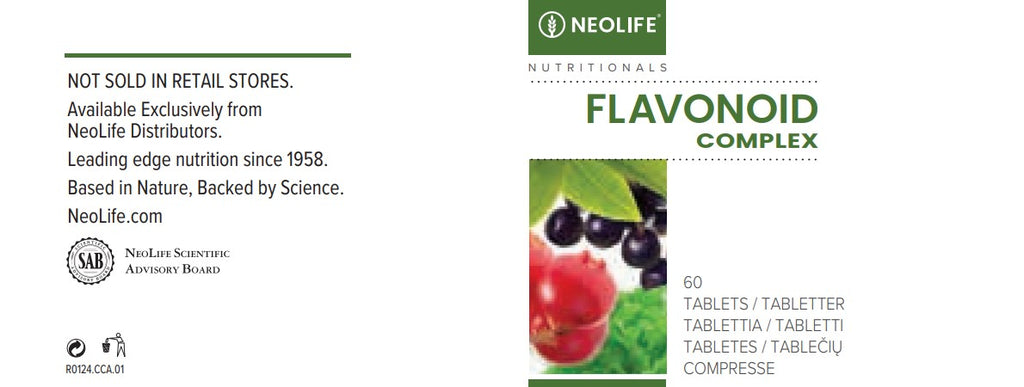 „Flavonoid Complex“, flavonoidų maisto papildas (60 tablečių)