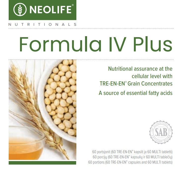Formula IV Plus polivitaminų ir mineralų maisto papildas (60 kapsulių/tablečių)