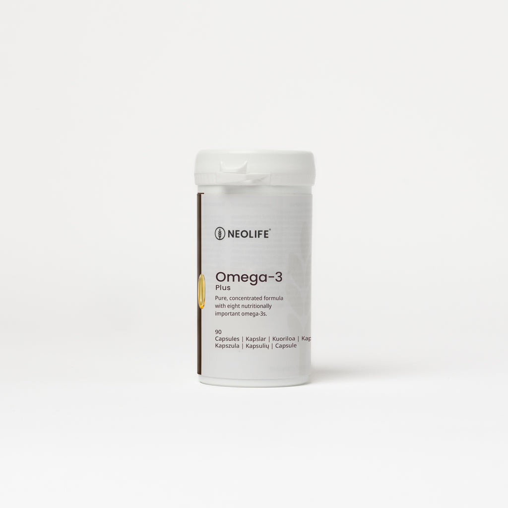 Omega-3 Plus, žuvų taukai (90 tablečių) PapildaiPro
