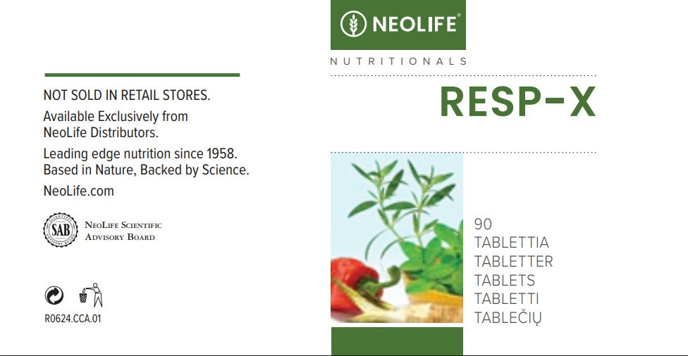 Resp-X žolelių ekstraktas (90 tablečių)